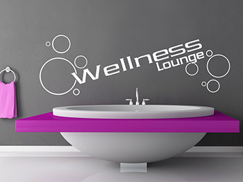 Wandwort Wellness Lounge