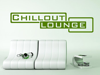 Wandwort Chillout Lounge